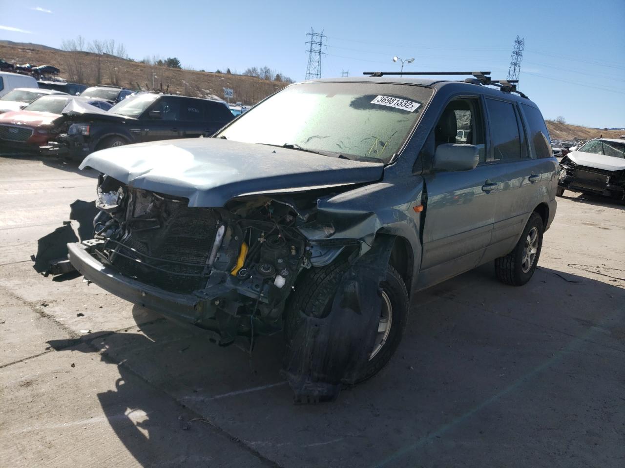 Photo 2 from auction – 2008 HONDA PILOT EXL with VIN 5FNYF18668B009850