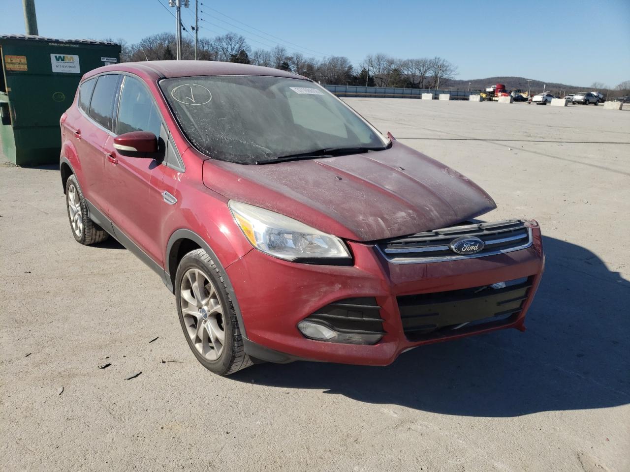 FORD ESCAPE SEL 2013 with VIN 1FMCU0HX4DUB02849 - Photo from auction