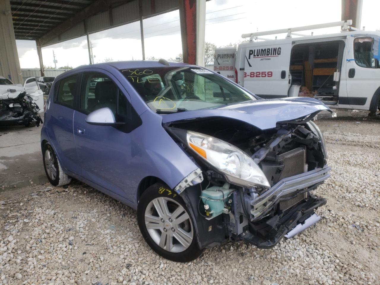 CHEVROLET SPARK LS 2015 with VIN KL8CB6S91FC765997 - Photo from auction