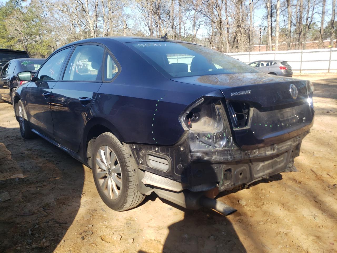 Photo 3 from auction – 2013 VOLKSWAGEN PASSAT S with VIN 1VWAP7A38DC059574