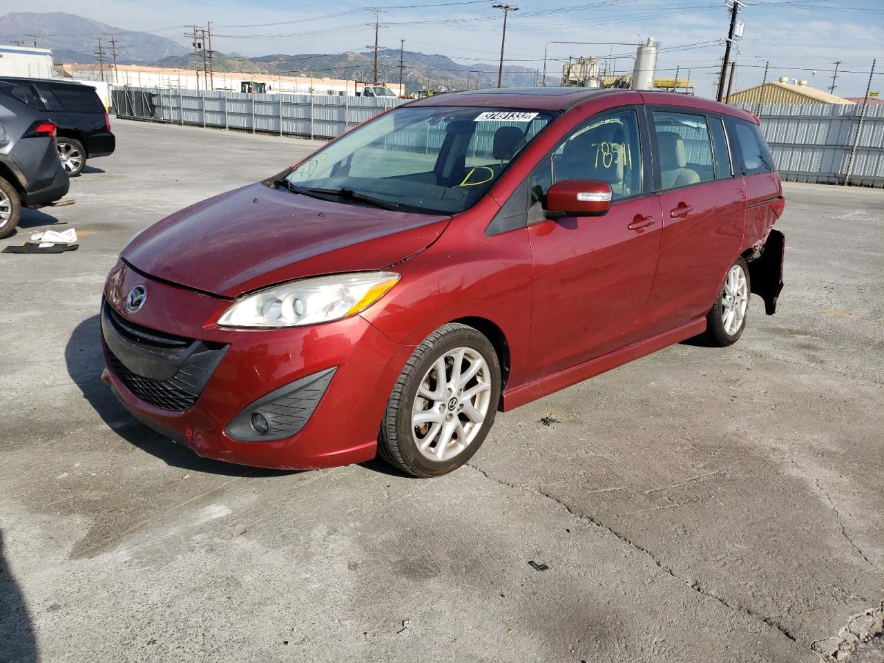 Photo 2 from auction – 2013 MAZDA 5 with VIN JM1CW2DL9D0150187