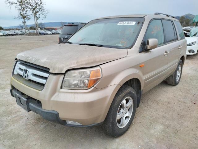 Photo 2 from auction – 2007 HONDA PILOT EXL with VIN 2HKYF186X7H524060