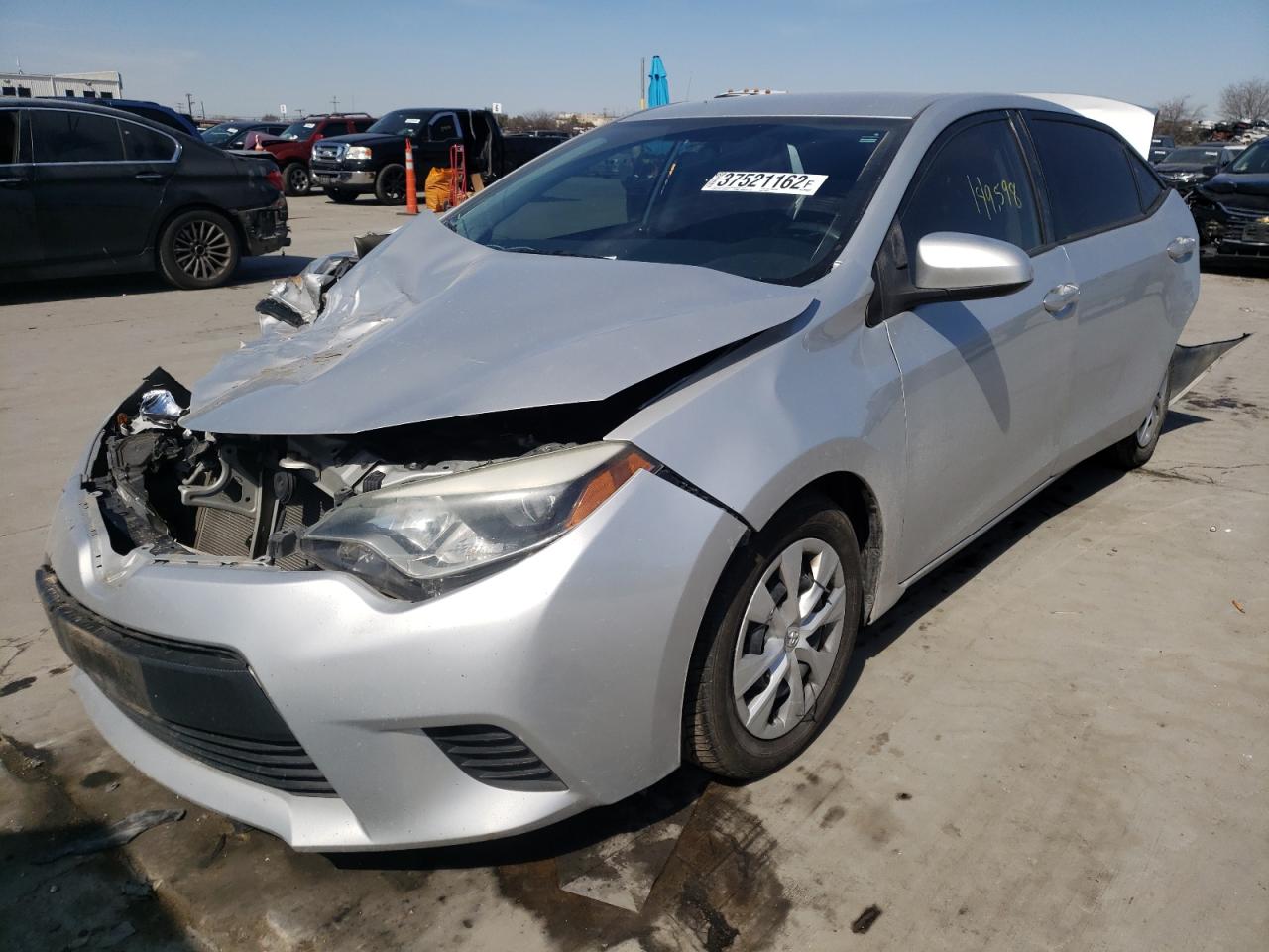 Photo 2 from auction – 2014 TOYOTA COROLLA L with VIN 5YFBURHE1EP169698