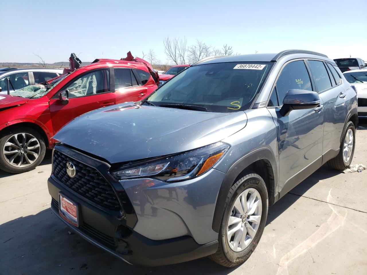Photo 2 from auction – 2022 TOYOTA COROLLA CR with VIN 7MUCAAAG5NV008567