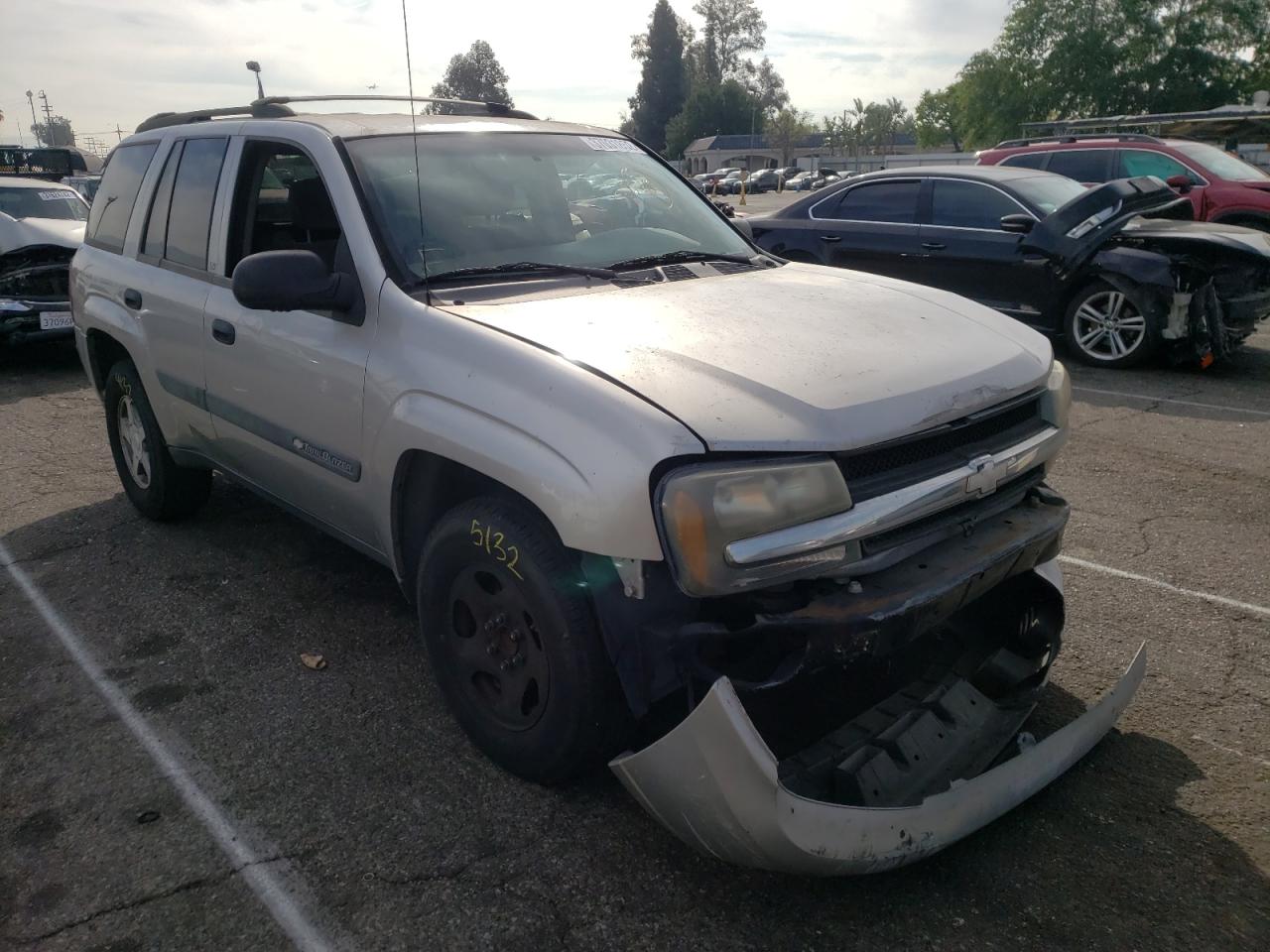 CHEVROLET TRAILBLAZE 2004 with VIN 1GNDS13S542202073 - Photo from auction