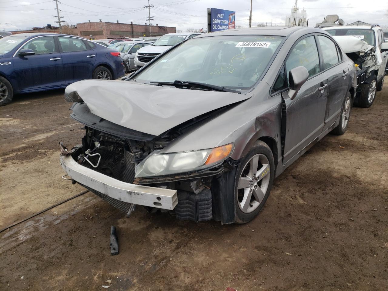 Photo 2 from auction – 2007 HONDA CIVIC EX with VIN 1HGFA16837L136501