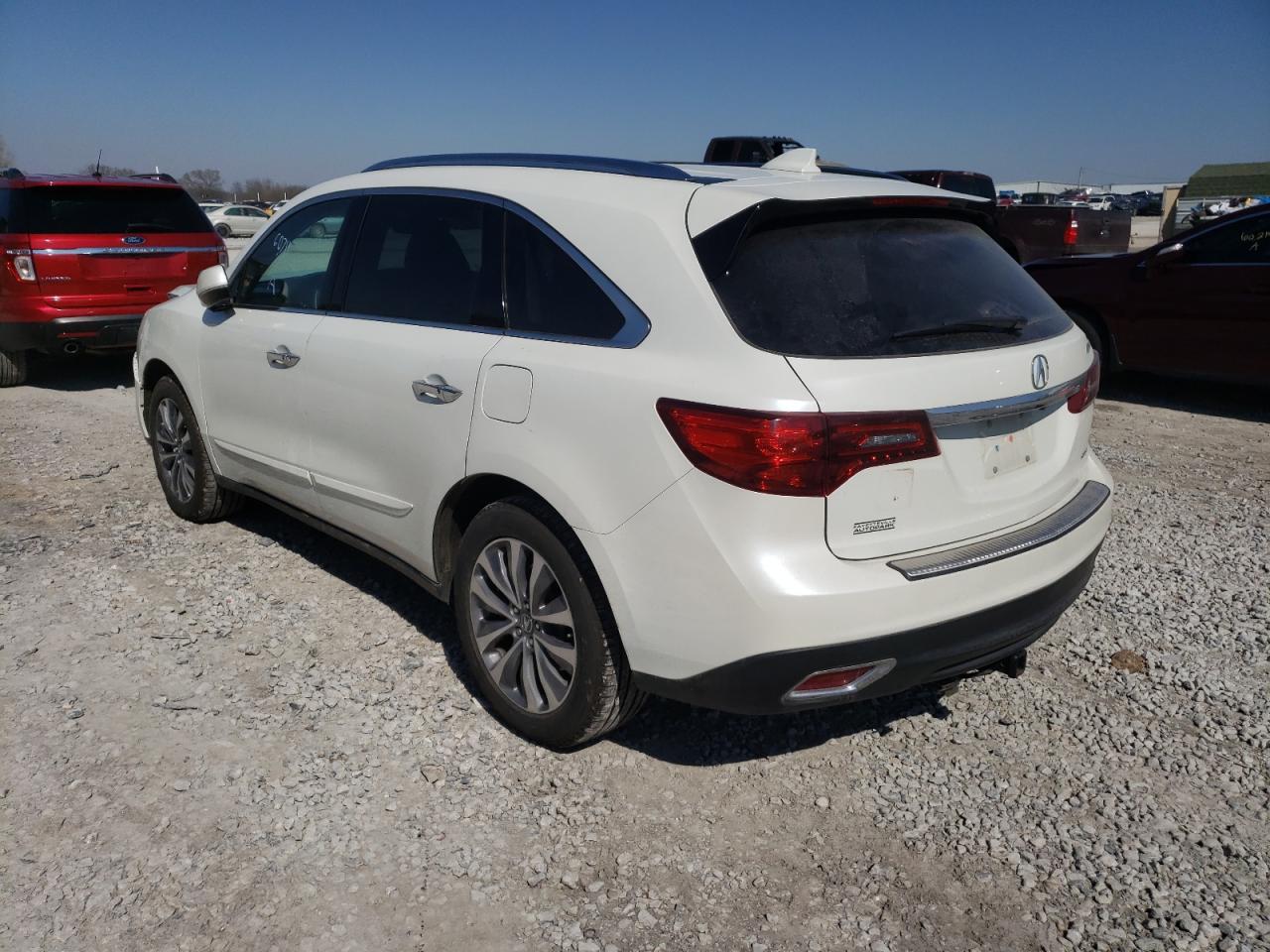 Photo 3 from auction – 2014 ACURA MDX TECHNO with VIN 5FRYD4H47EB049256