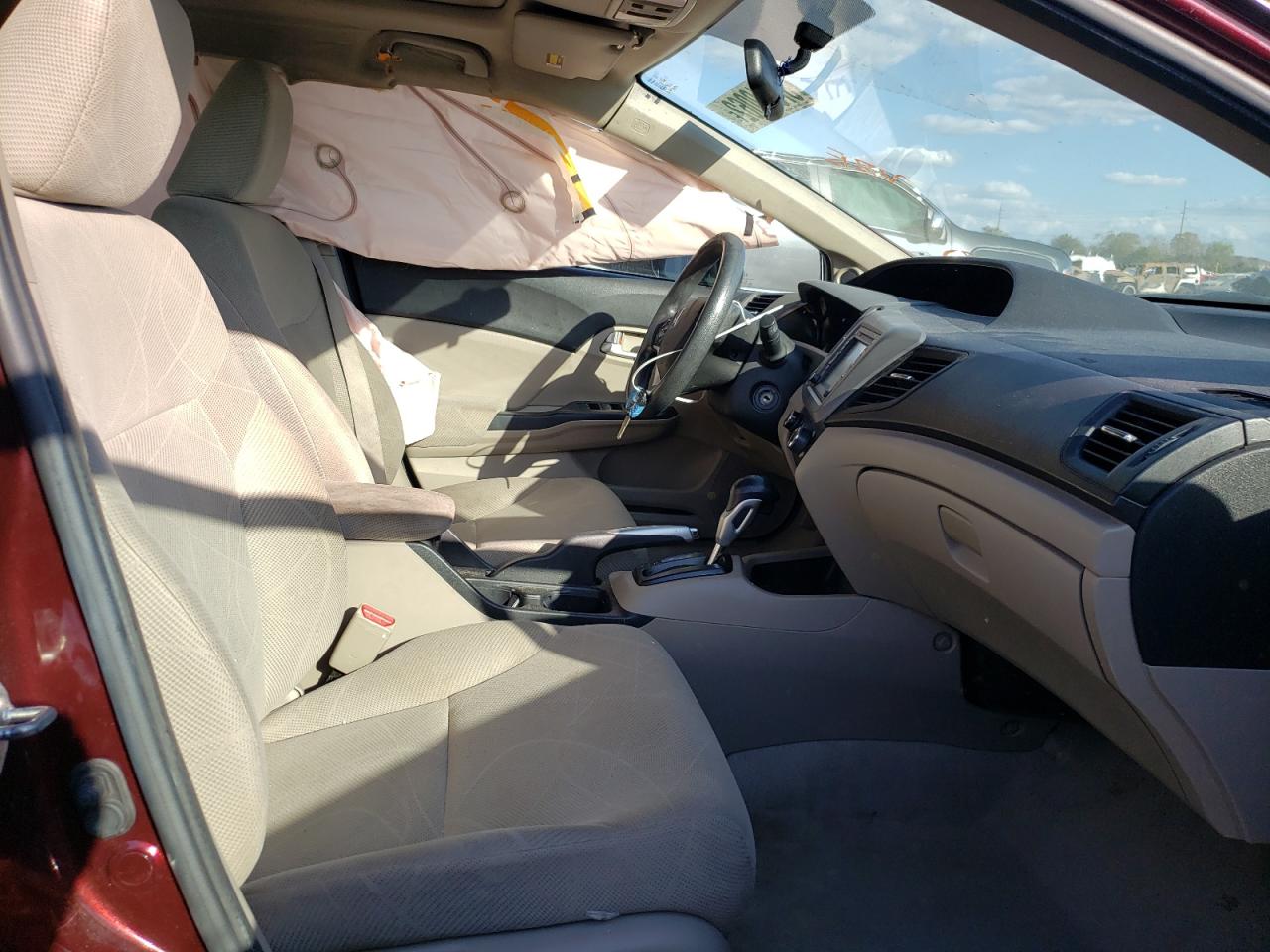 Photo 5 from auction – 2012 HONDA CIVIC EX with VIN 2HGFB2F80CH514932