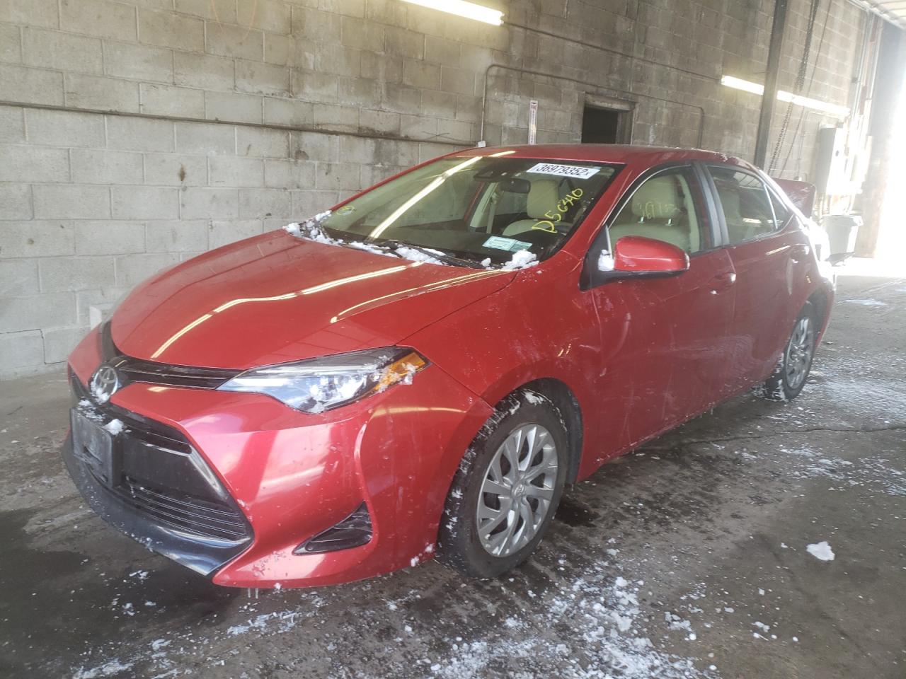 Photo 2 from auction – 2018 TOYOTA COROLLA L with VIN 2T1BURHE5JC970774