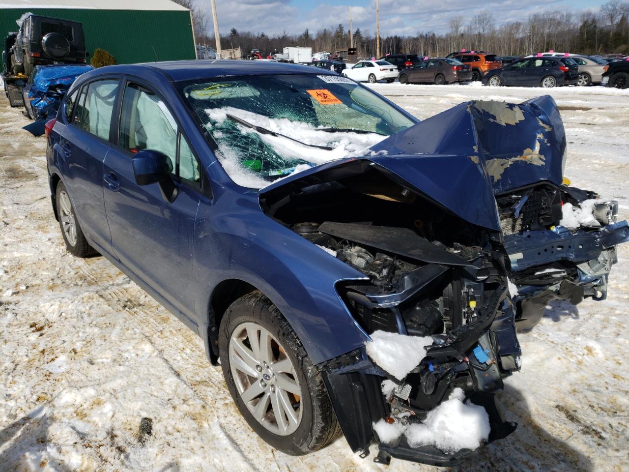 SUBARU IMPREZA PR 2015 with VIN JF1GPAC69F8239272 - Photo from auction
