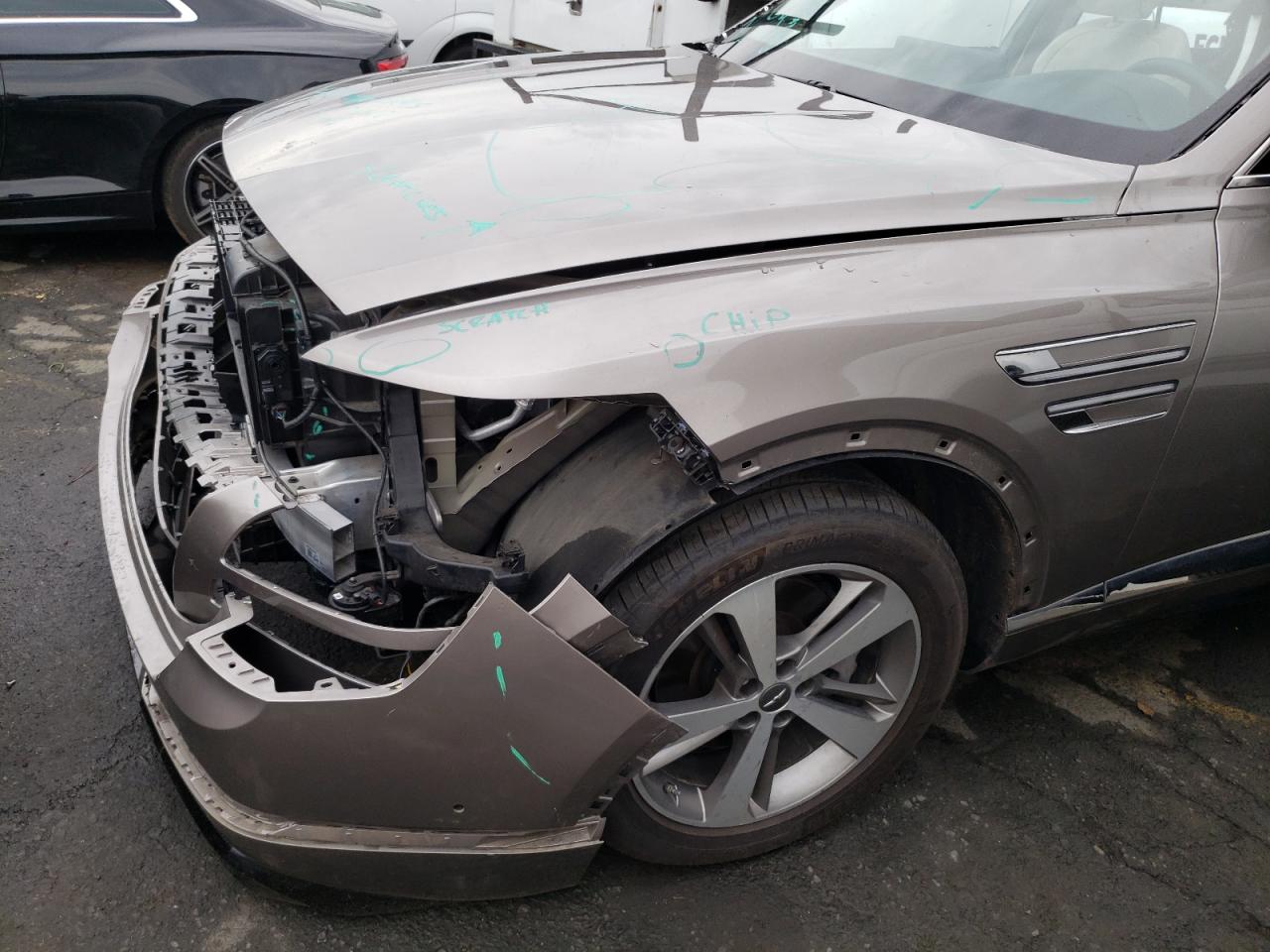Photo 9 from auction – 2021 GENESIS GV80 BASE with VIN KMUHBDSB9MU041015