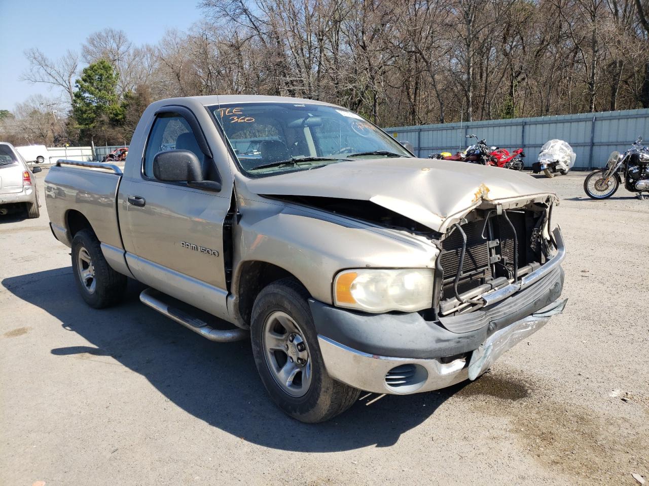 DODGE RAM 1500 S 2003 with VIN 1D7HA16K33J505467 - Photo from auction