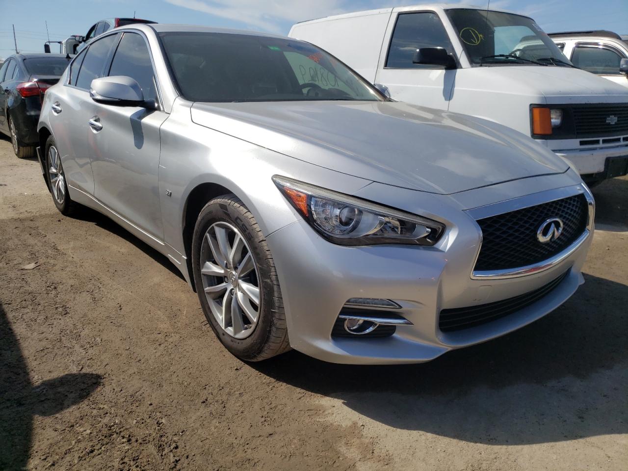 INFINITI Q50 BASE 2015 with VIN JN1BV7AR5FM401421 - Photo from auction
