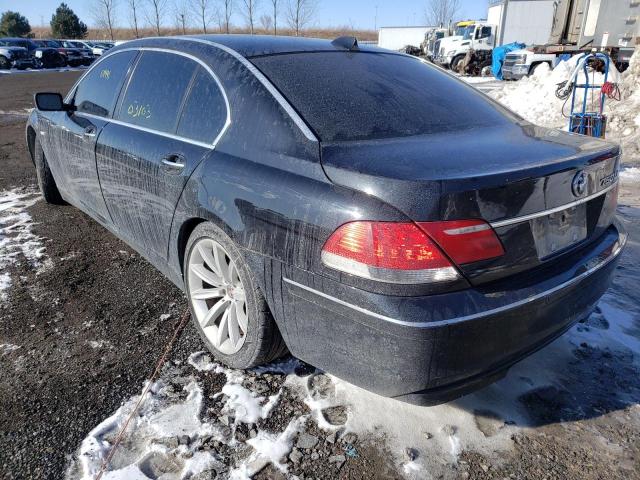 Photo 3 from auction – 2007 BMW 750 with VIN WBAHN83587DT72924