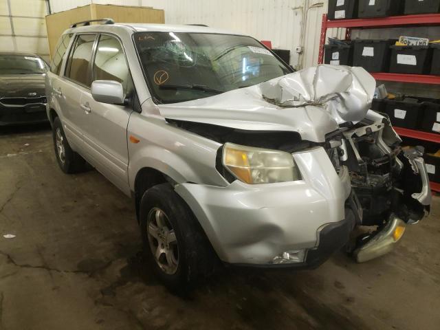 HONDA PILOT EX 2006 with VIN 5FNYF18456B009558 - Photo from auction