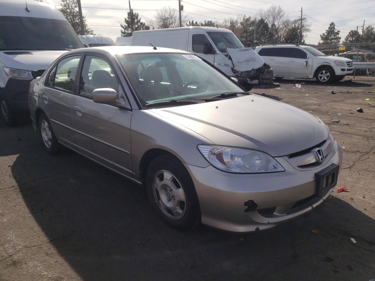 Photo 1 from auction – 2004 HONDA CIVIC HYBR with VIN JHMES95654S006015