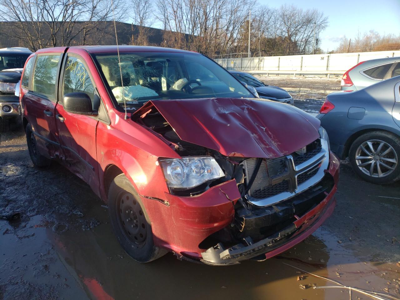 DODGE GRAND CARA 2014 with VIN 2C4RDGBG2ER458926 - Photo from auction