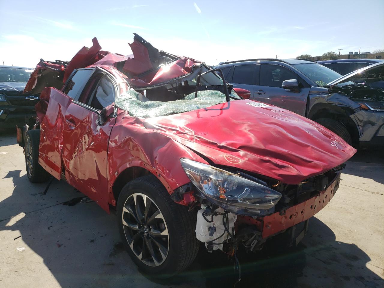 MAZDA CX-5 GT 2016 with VIN JM3KE2DY7G0842079 - Photo from auction
