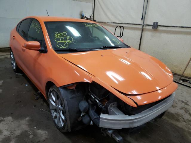 DODGE DART SXT 2013 with VIN 1C3CDFBA6DD291570 - Photo from auction
