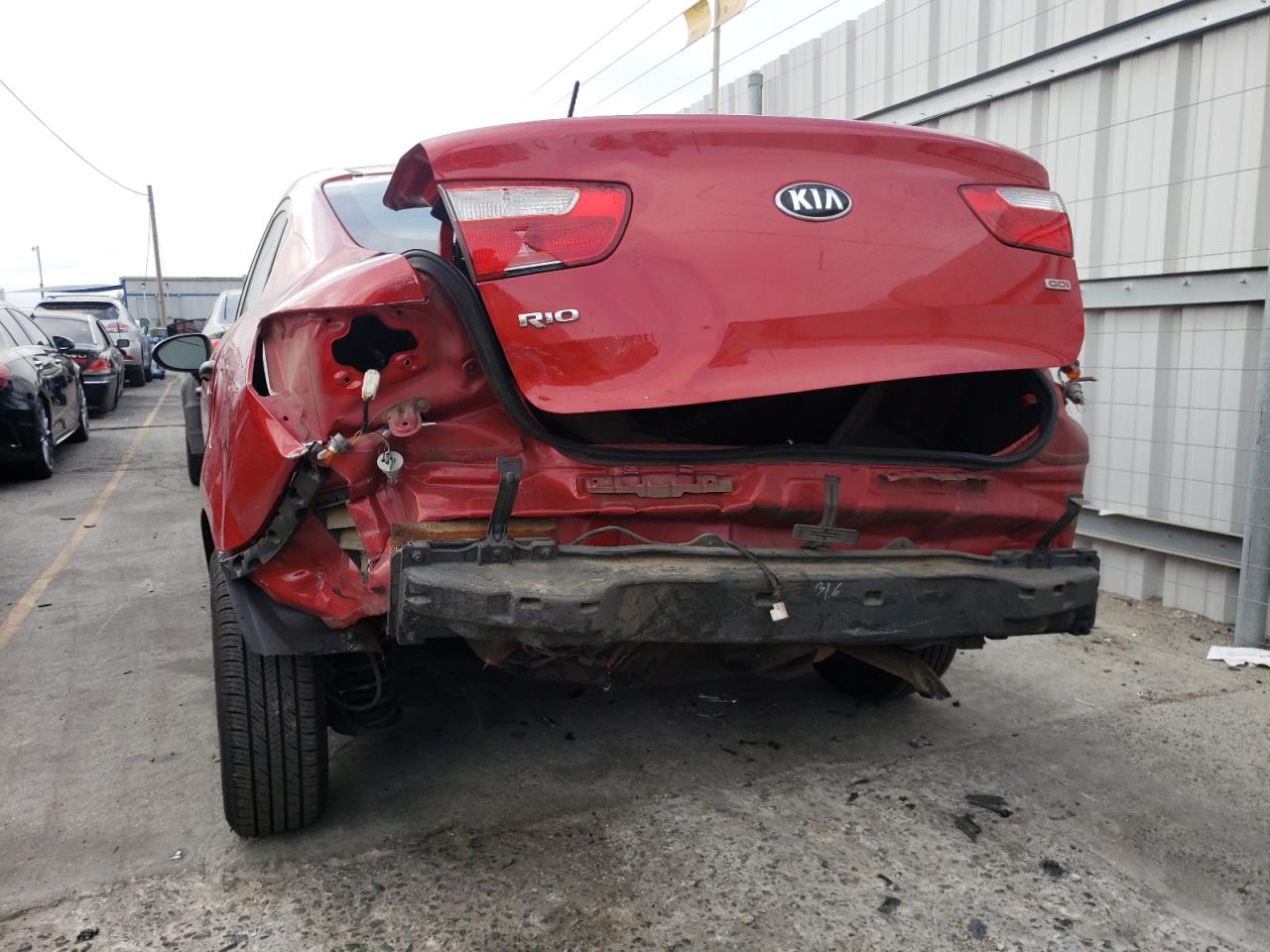 Photo 9 from auction – 2014 KIA RIO LX with VIN KNADM4A30E6364135