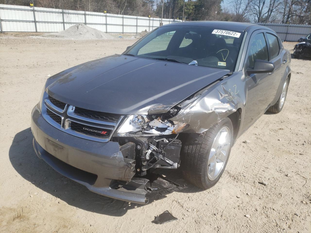 Photo 2 from auction – 2013 DODGE AVENGER SE with VIN 1C3CDZAB7DN771333