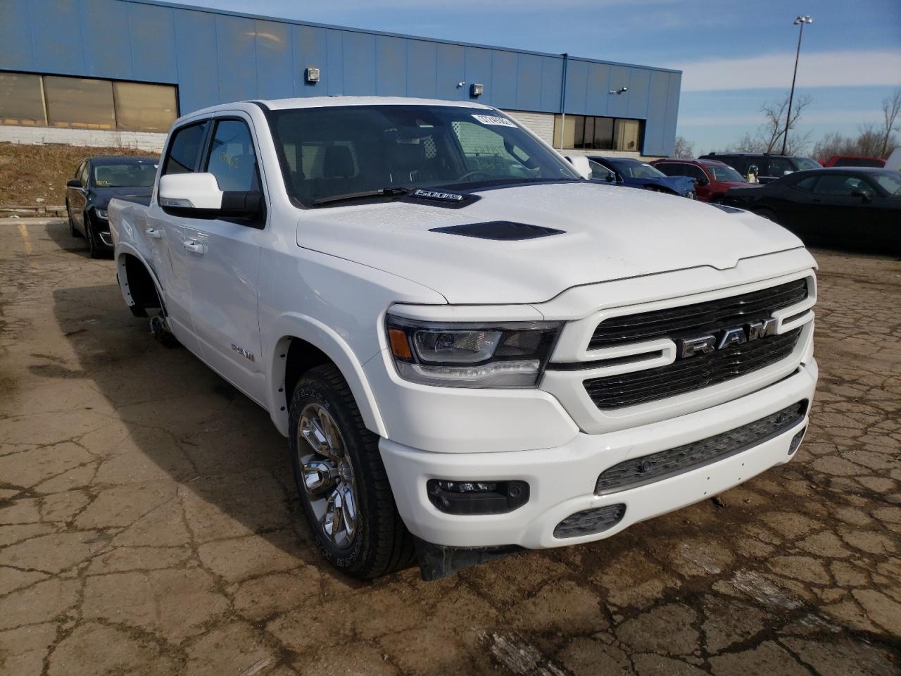 RAM 1500 LARAM 2021 with VIN 1C6SRFJT6MN737407 - Photo from auction