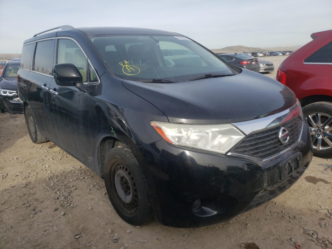 NISSAN QUEST S 2012 with VIN JN8AE2KP1C9043813 - Photo from auction