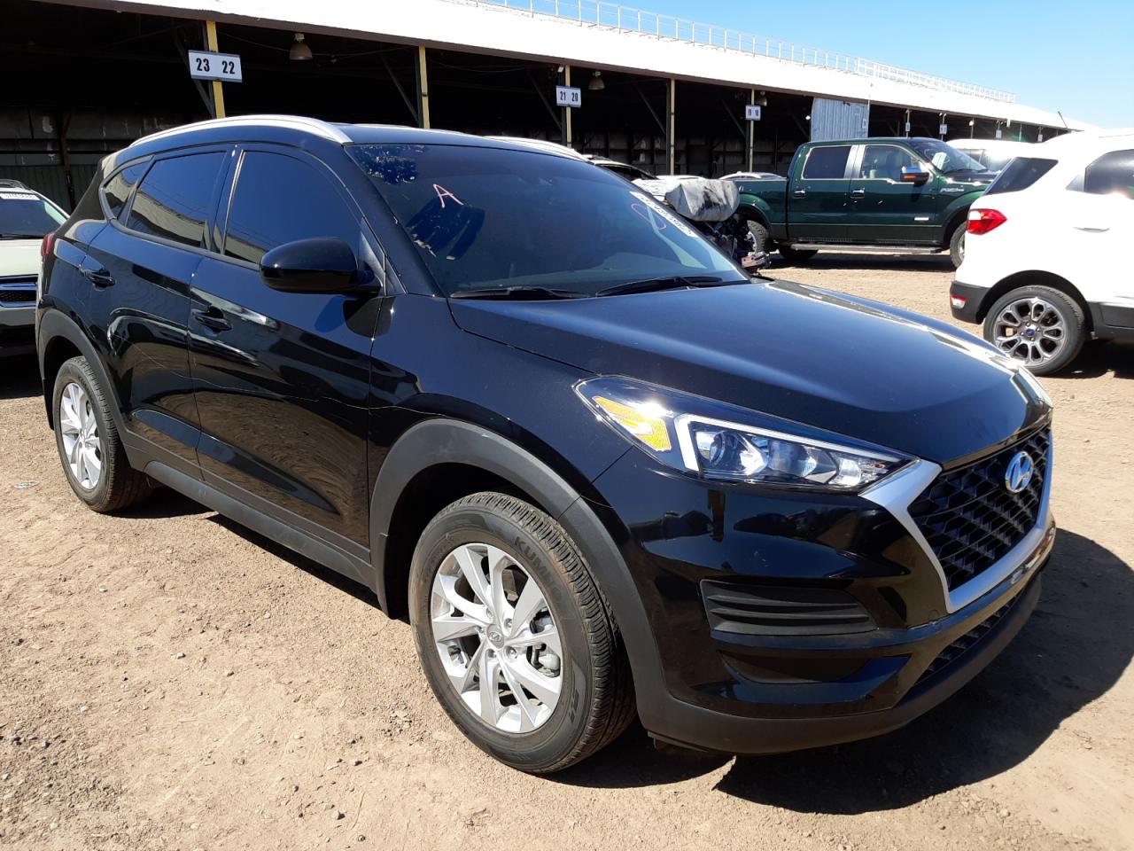 HYUNDAI TUCSON LIM 2020 with VIN KM8J33A42LU273156 - Photo from auction