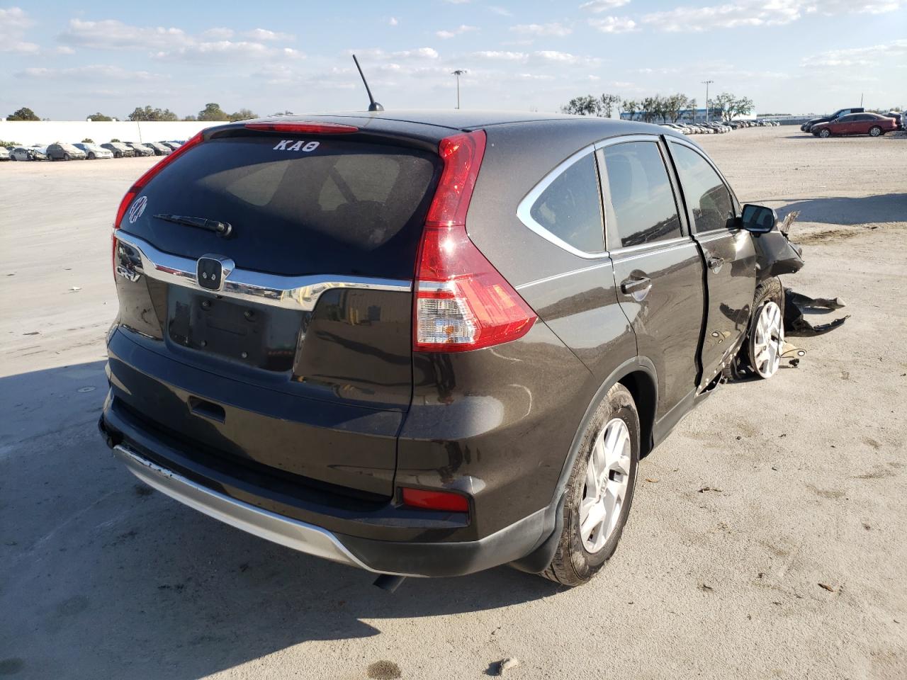 Photo 4 from auction – 2015 HONDA CR-V EX with VIN 2HKRM3H53FH537745