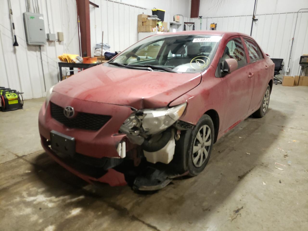 Photo 9 from auction – 2009 TOYOTA COROLLA BA with VIN JTDBL40EX9J015132