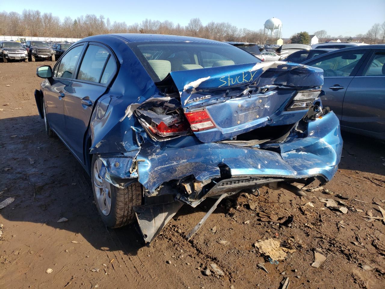 Photo 9 from auction – 2013 HONDA CIVIC LX with VIN 19XFB2F59DE244584