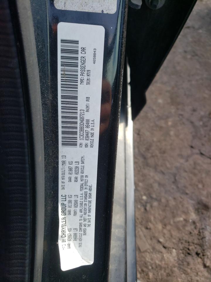 Photo 10 from auction – 2013 CHRYSLER 200 TOURIN with VIN 1C3CCBBB3DN687213