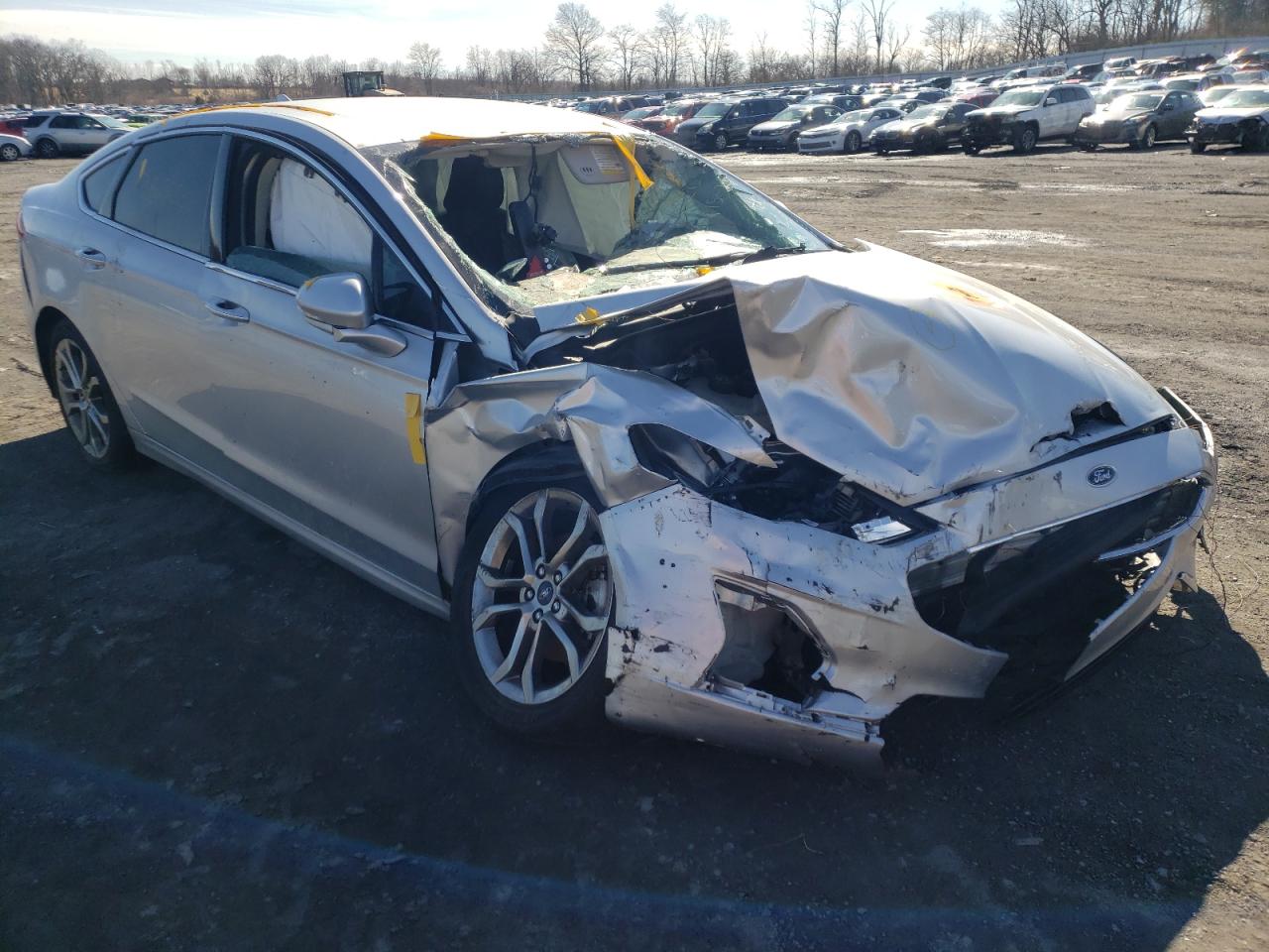 FORD FUSION SEL 2019 with VIN 3FA6P0CD1KR264907 - Photo from auction