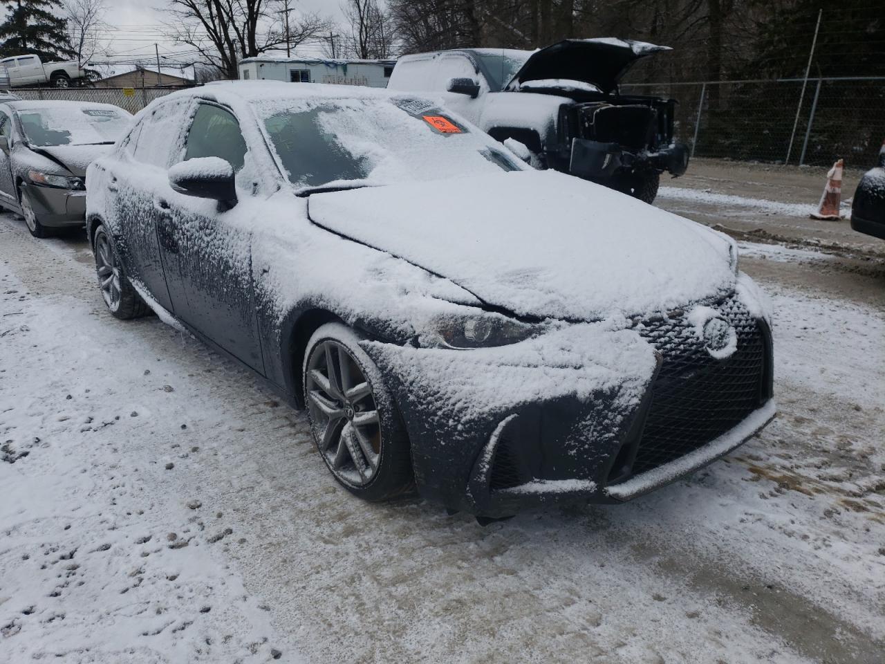 LEXUS IS 300 2019 with VIN JTHC81D2XK5037035 - Photo from auction