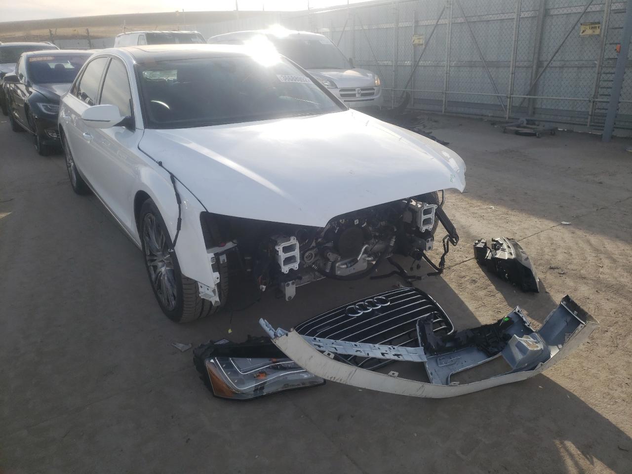 AUDI A8 L QUATT 2014 with VIN WAUR2AFDXEN003724 - Photo from auction