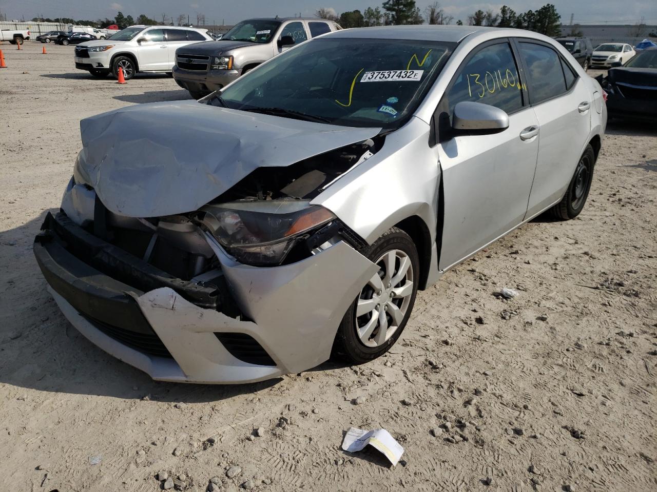 Photo 2 from auction – 2014 TOYOTA COROLLA L with VIN 2T1BURHE2EC190608