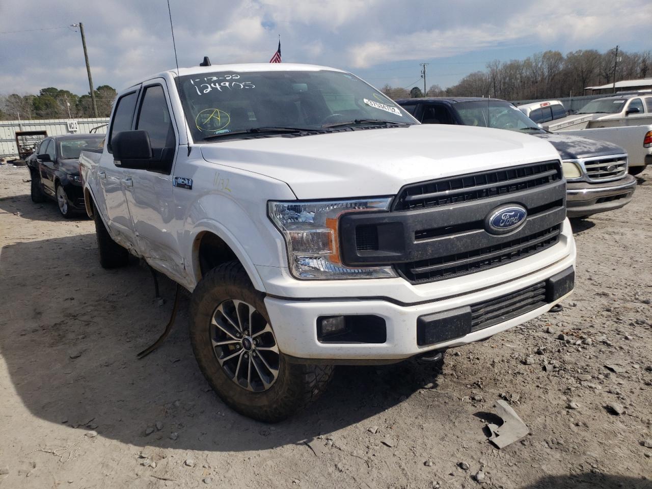 FORD F150 SUPER 2020 with VIN 1FTEW1E51LKE54586 - Photo from auction