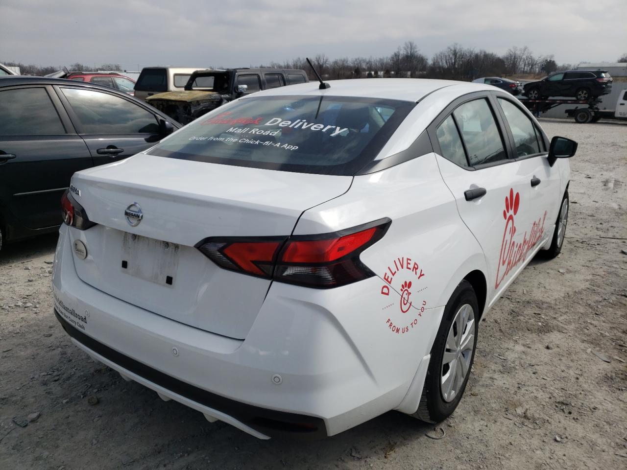 Photo 4 from auction – 2021 NISSAN VERSA S with VIN 3N1CN8DV5ML819746