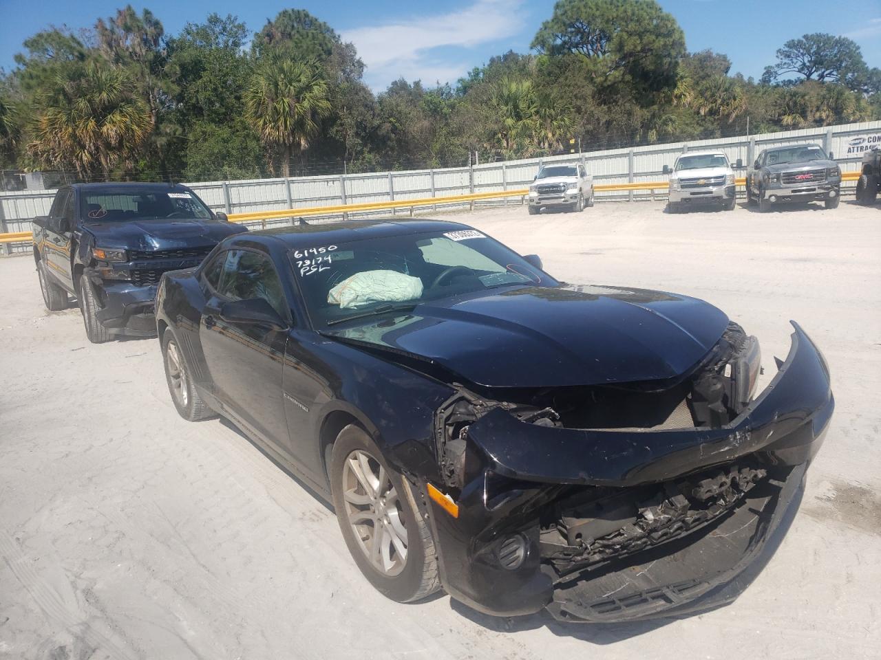 CHEVROLET CAMARO LS 2015 with VIN 2G1FA1E35F9248137 - Photo from auction
