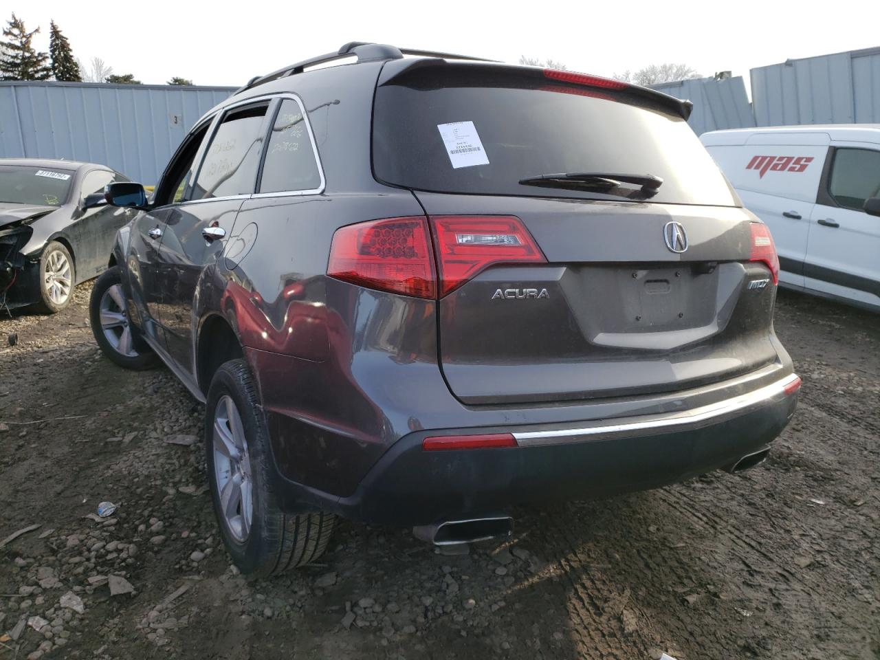 Photo 3 from auction – 2011 ACURA MDX TECHNO with VIN 2HNYD2H62BH508524
