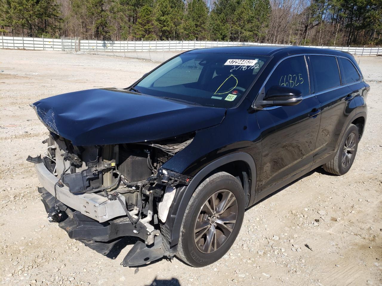 Photo 2 from auction – 2019 TOYOTA HIGHLANDER with VIN 5TDZZRFH4KS298728