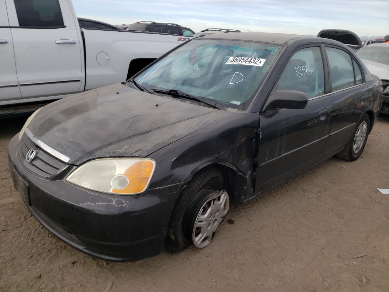 Photo 2 from auction – 2002 HONDA CIVIC LX with VIN 1HGES16542L067096