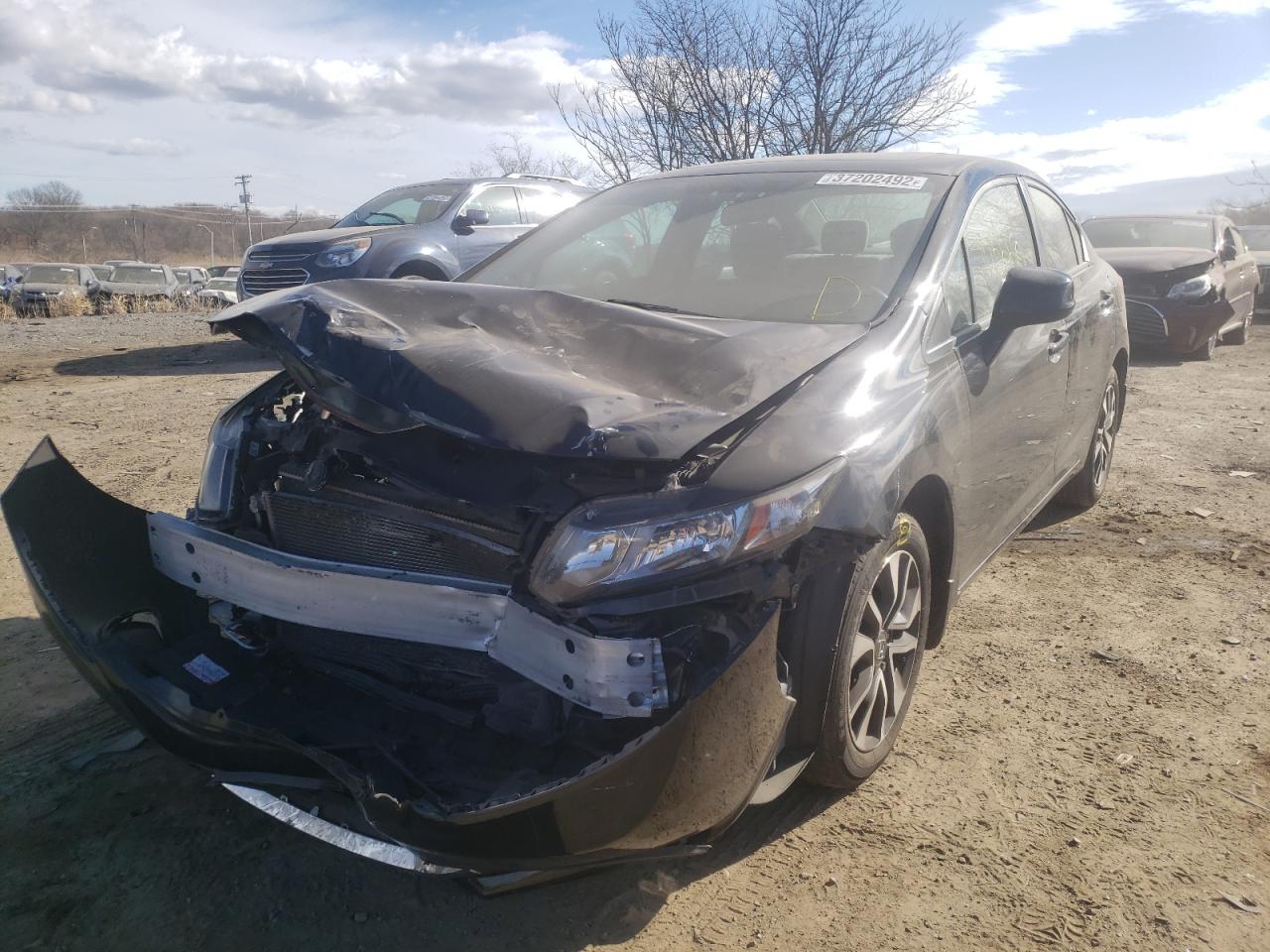 Photo 2 from auction – 2013 HONDA CIVIC EX with VIN 19XFB2F87DE279716