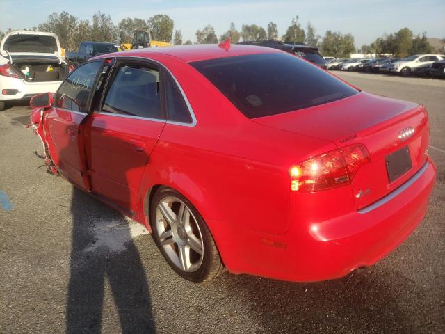 Photo 3 from auction – 2008 AUDI A4 2.0T with VIN WAUAF78E98A049602
