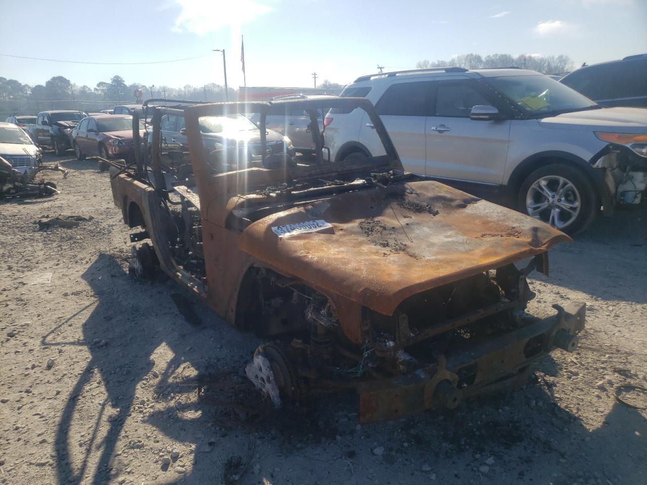 JEEP WRANGLER S 2012 with VIN 1C4AJWAGXCL284580 - Photo from auction