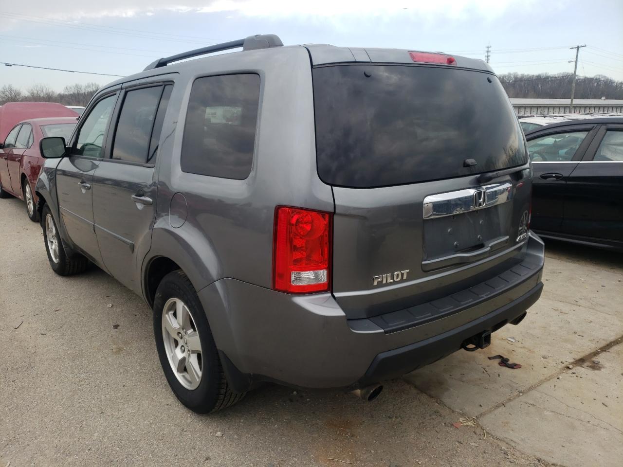 Photo 3 from auction – 2009 HONDA PILOT EXL with VIN 5FNYF48529B053161