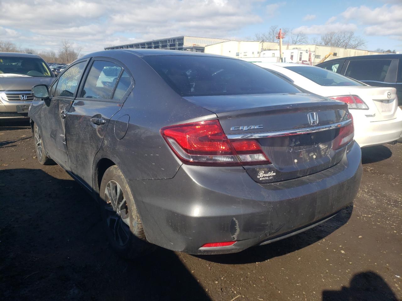 Photo 3 from auction – 2013 HONDA CIVIC EXL with VIN 2HGFB2F99DH542450