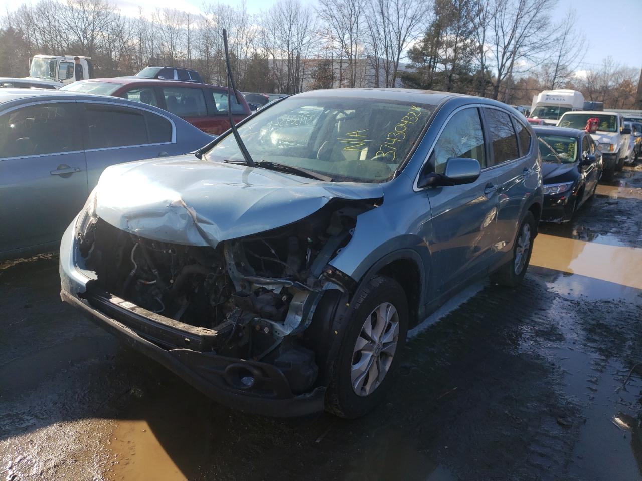 Photo 2 from auction – 2014 HONDA CR-V EX with VIN 2HKRM4H57EH609602