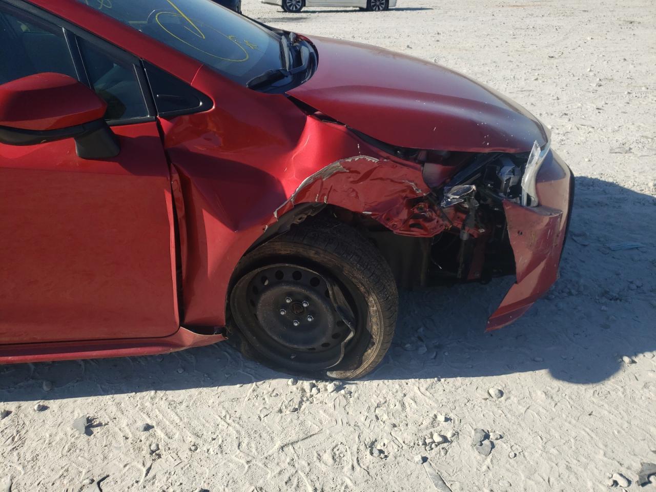 Photo 9 from auction – 2021 TOYOTA COROLLA LE with VIN JTDEPMAE3MJ136156