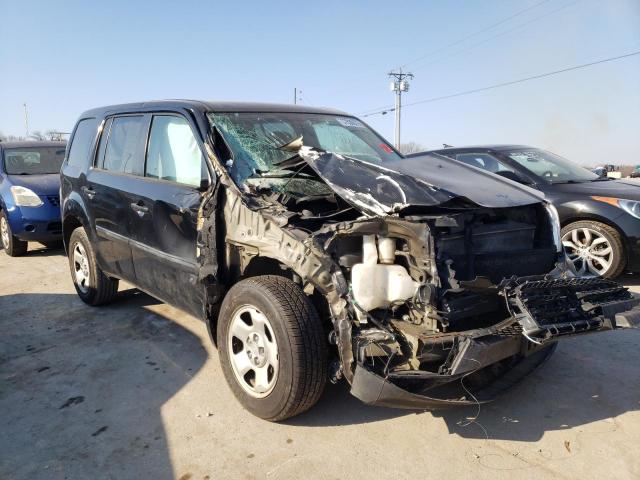 HONDA PILOT LX 2013 with VIN 5FNYF4H25DB064346 - Photo from auction